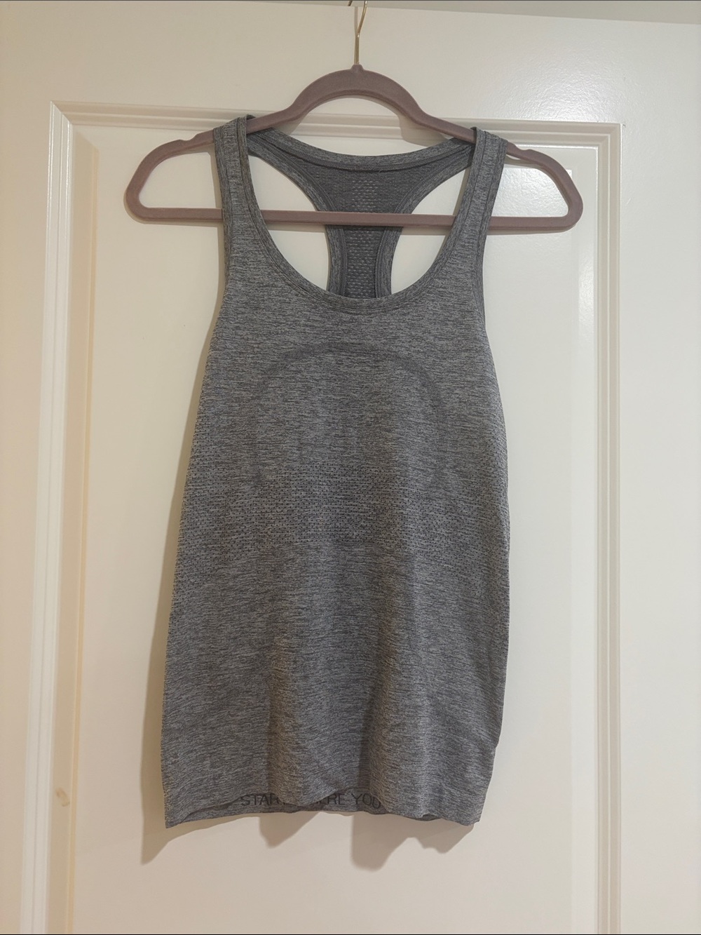 lululemon athletica Gray Racerback Tank